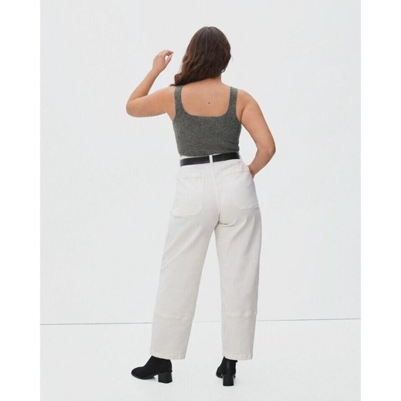 Everlane Heathered Charcoal Yak And Wool Blend The Cozy Stretch Tank Size Medium - Picture 3 of 10